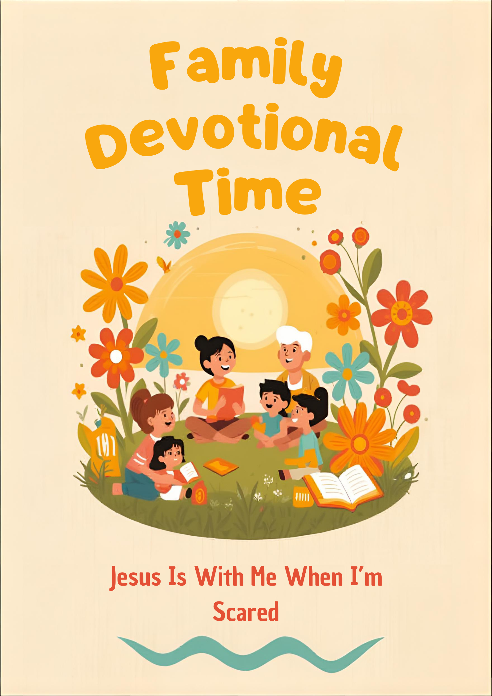 Family Devotional Time poster - Jesus Is With Me When I'm Scared